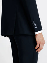 Costume 2 boutons laine bleu marine - IZAC