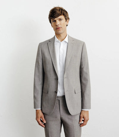 Costume avec 2 boutons beige