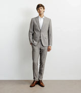 Costume avec 2 boutons beige