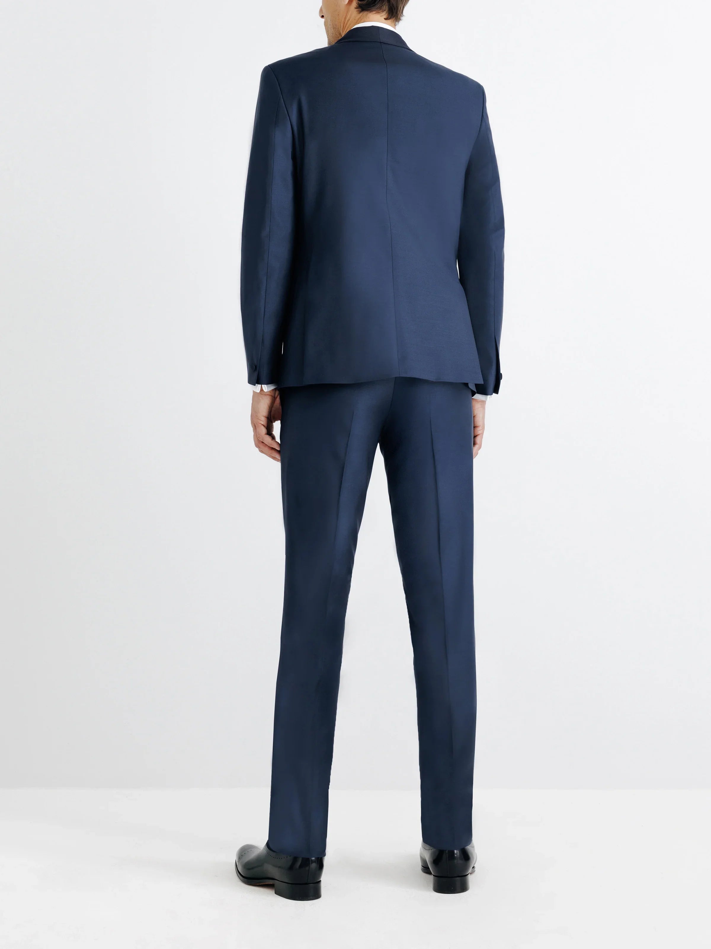 Costume col chale marine - IZAC