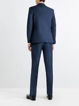 Costume col chale marine - IZAC