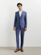 Costume en laine bleu - IZAC