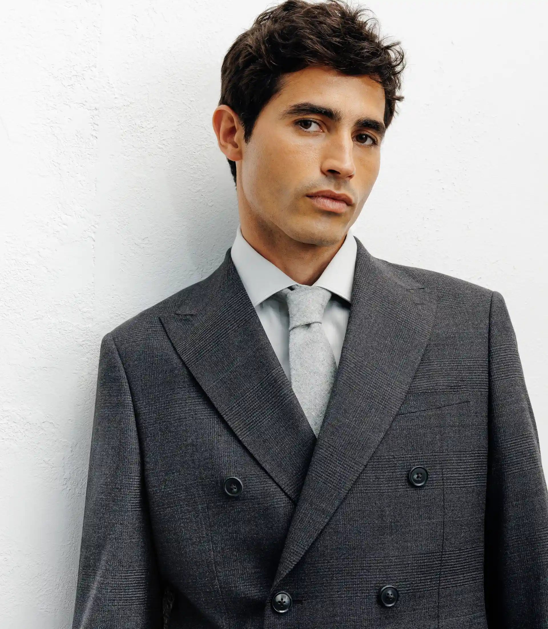 Costume croisé 6 boutons anthracite - IZAC