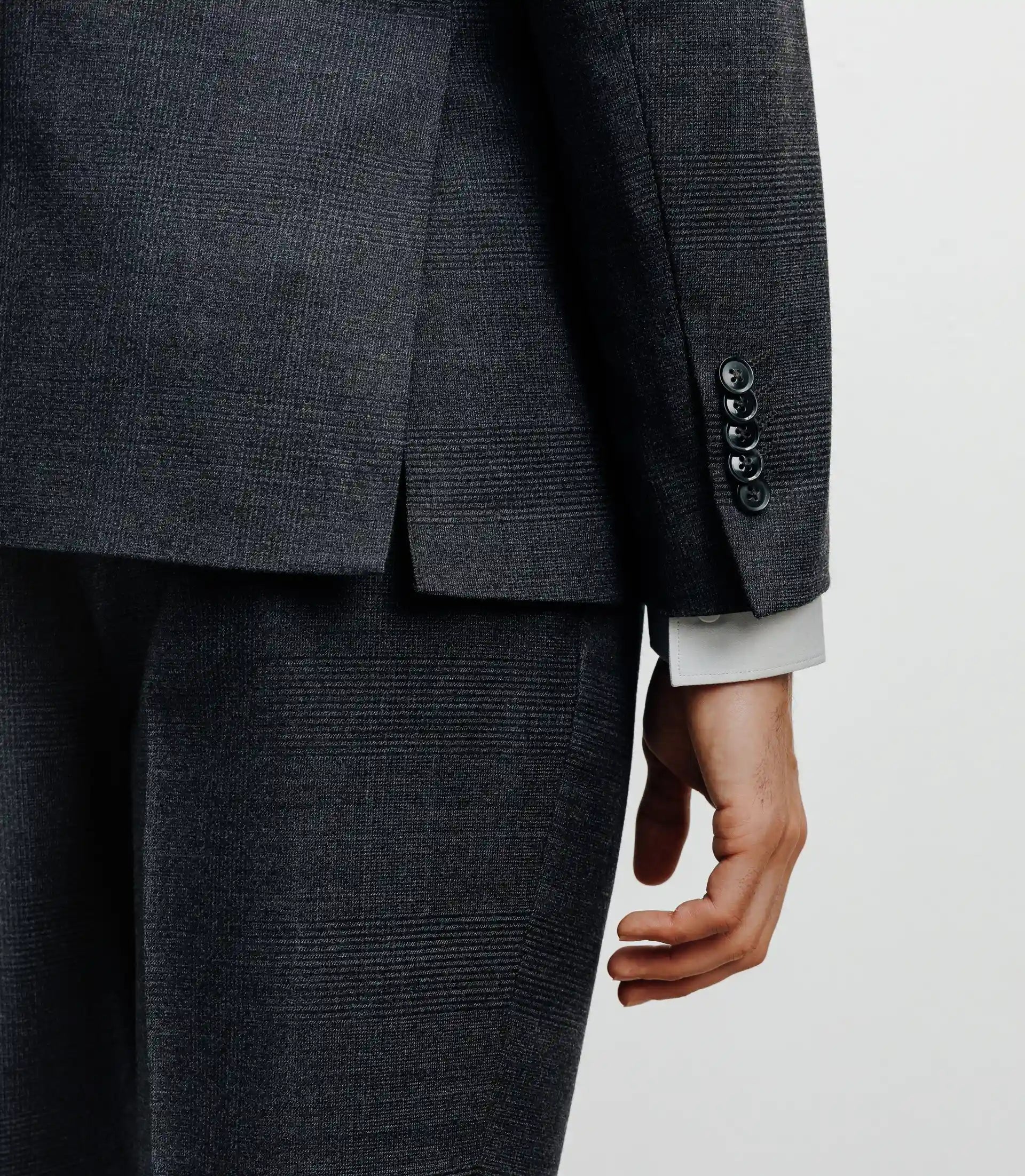 Costume croisé 6 boutons anthracite - IZAC