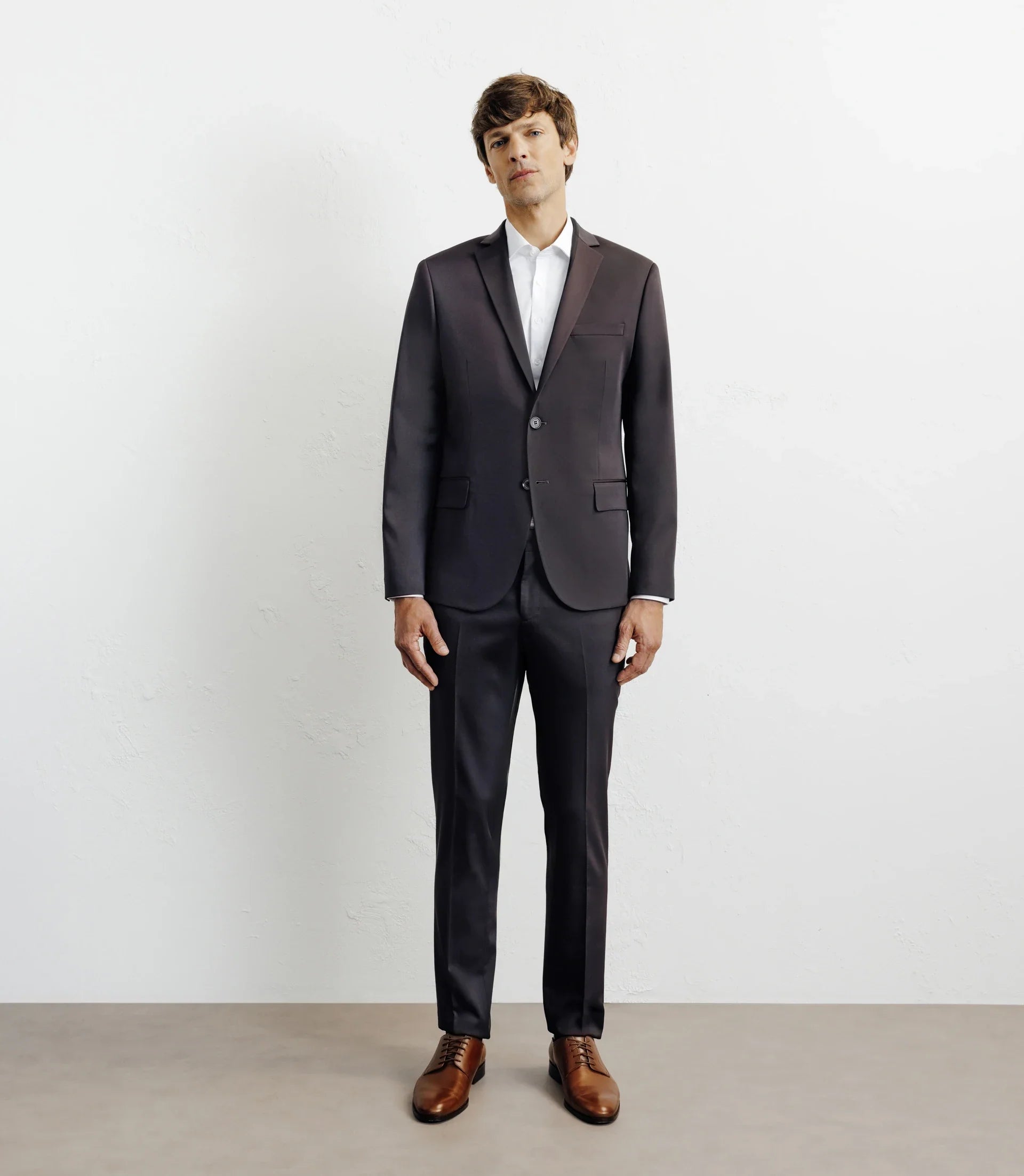 Costume 2 boutons bordeaux - IZAC