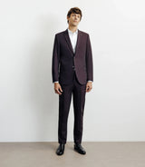 Costume 2 boutons bordeaux - IZAC