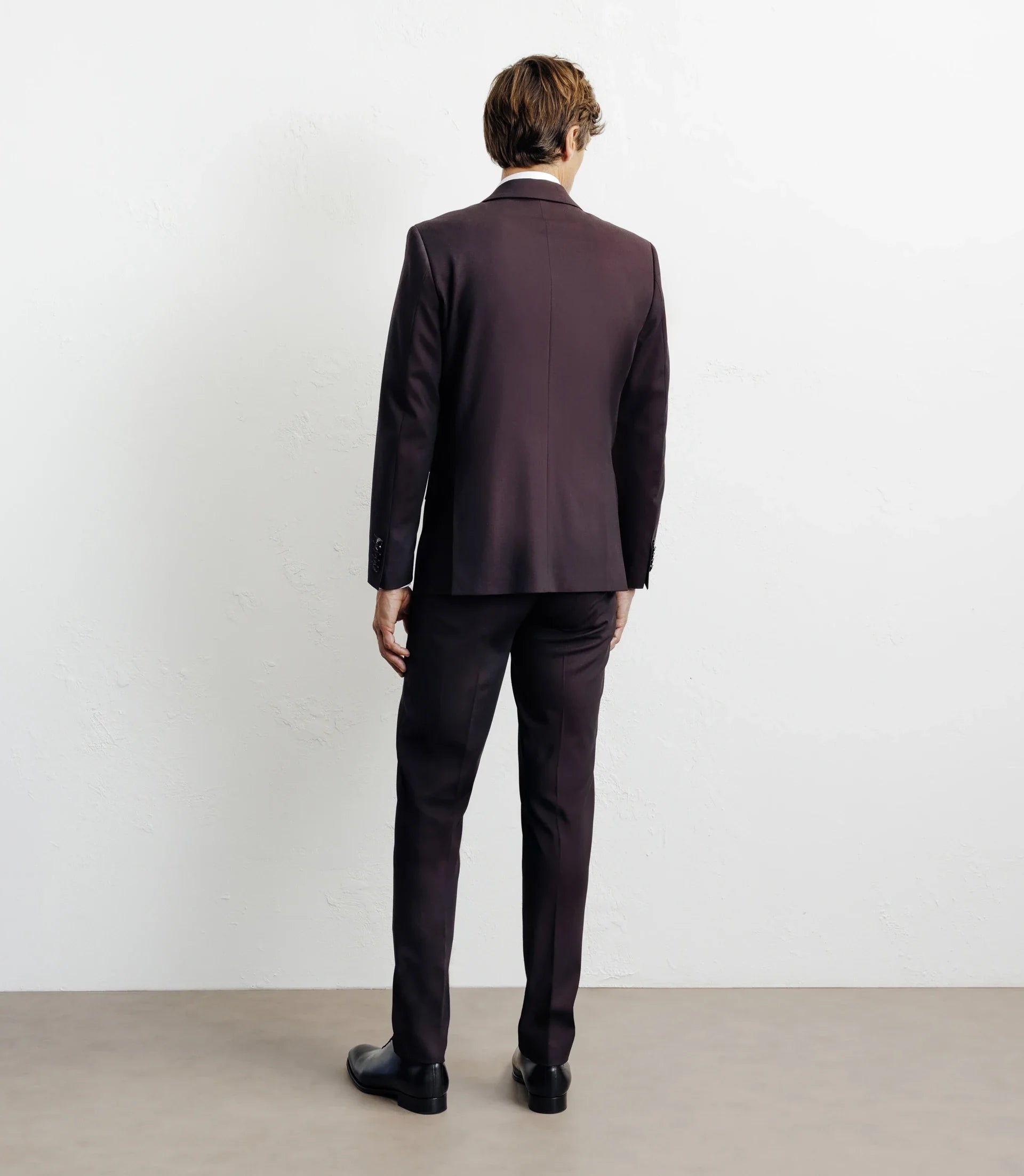 Costume 2 boutons bordeaux - IZAC