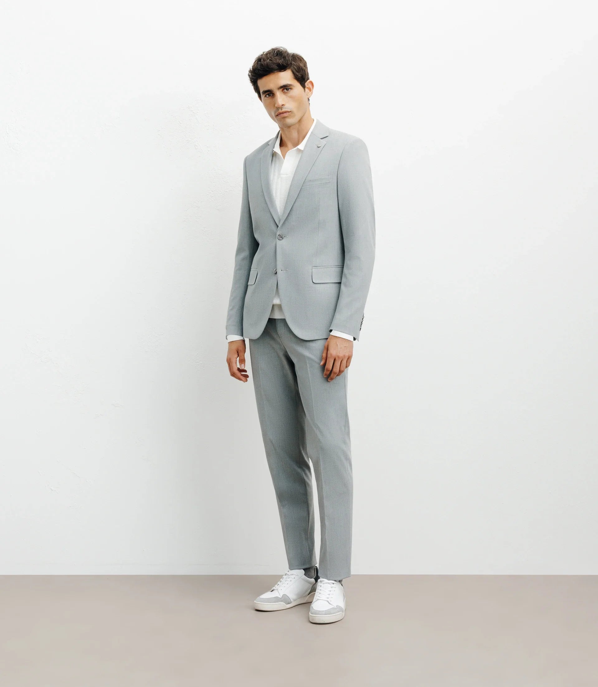 Costume 2 boutons gris - IZAC