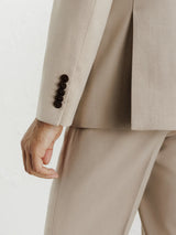 Costume croisé beige - IZAC