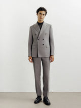 Costume croisé gris - IZAC