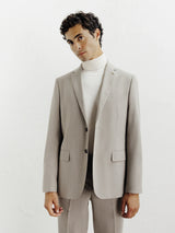 Costume 2 boutons taupe - IZAC