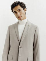 Costume 2 boutons taupe - IZAC