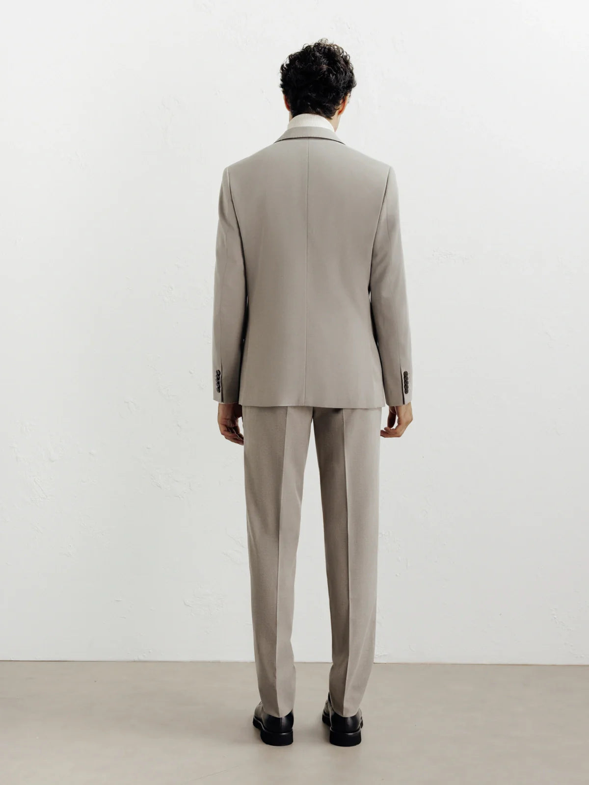 Costume 2 boutons taupe - IZAC