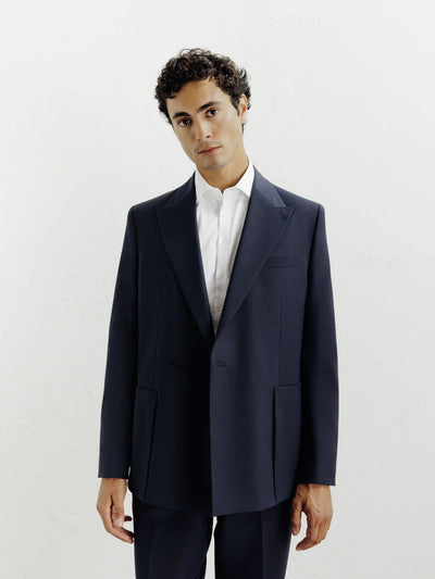 Costume croisé marine - IZAC