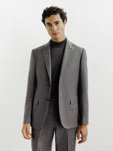 Costume 2 boutons taupe - IZAC