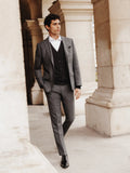Costume 2 boutons gris - IZAC