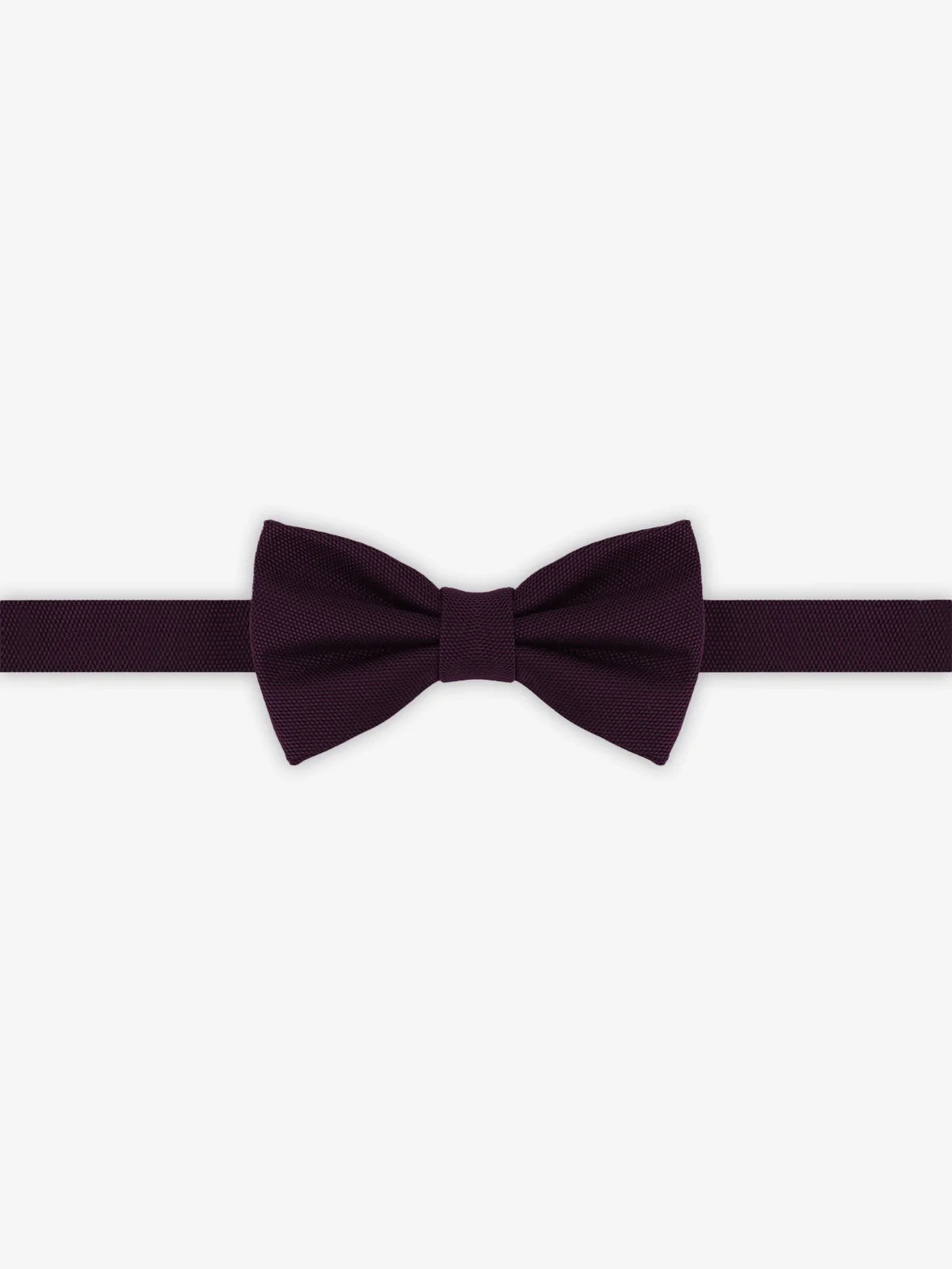 Noeud papillon uni bordeaux - IZAC