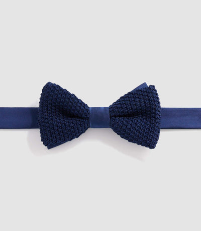 Nœud papillon en tricot marine - IZAC