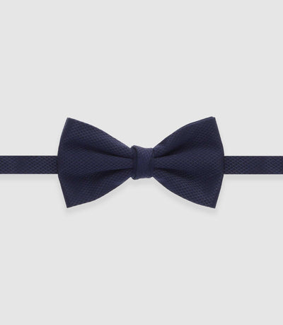 Nœud papillon effet satin marine NPULIX - IZAC