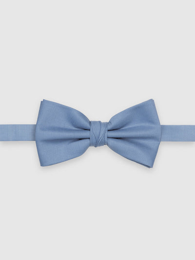 Nœud papillon en soie bleu clair - IZAC