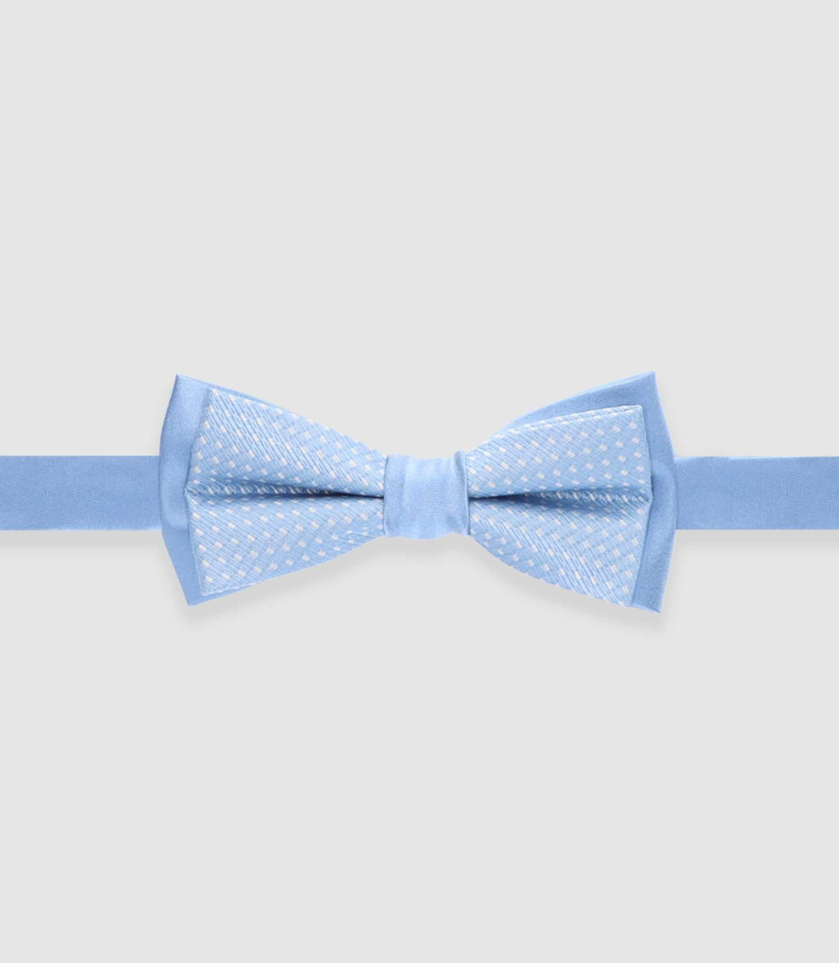 Nœud papillon en soie bleu ciel NPUNIQUE - IZAC