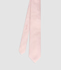 Cravate en soie rose à motifs ULLY - IZAC