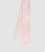 Cravate en soie rose à motifs ULLY - IZAC