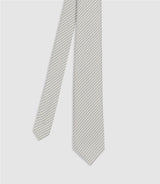 Cravate à motifs écru - IZAC