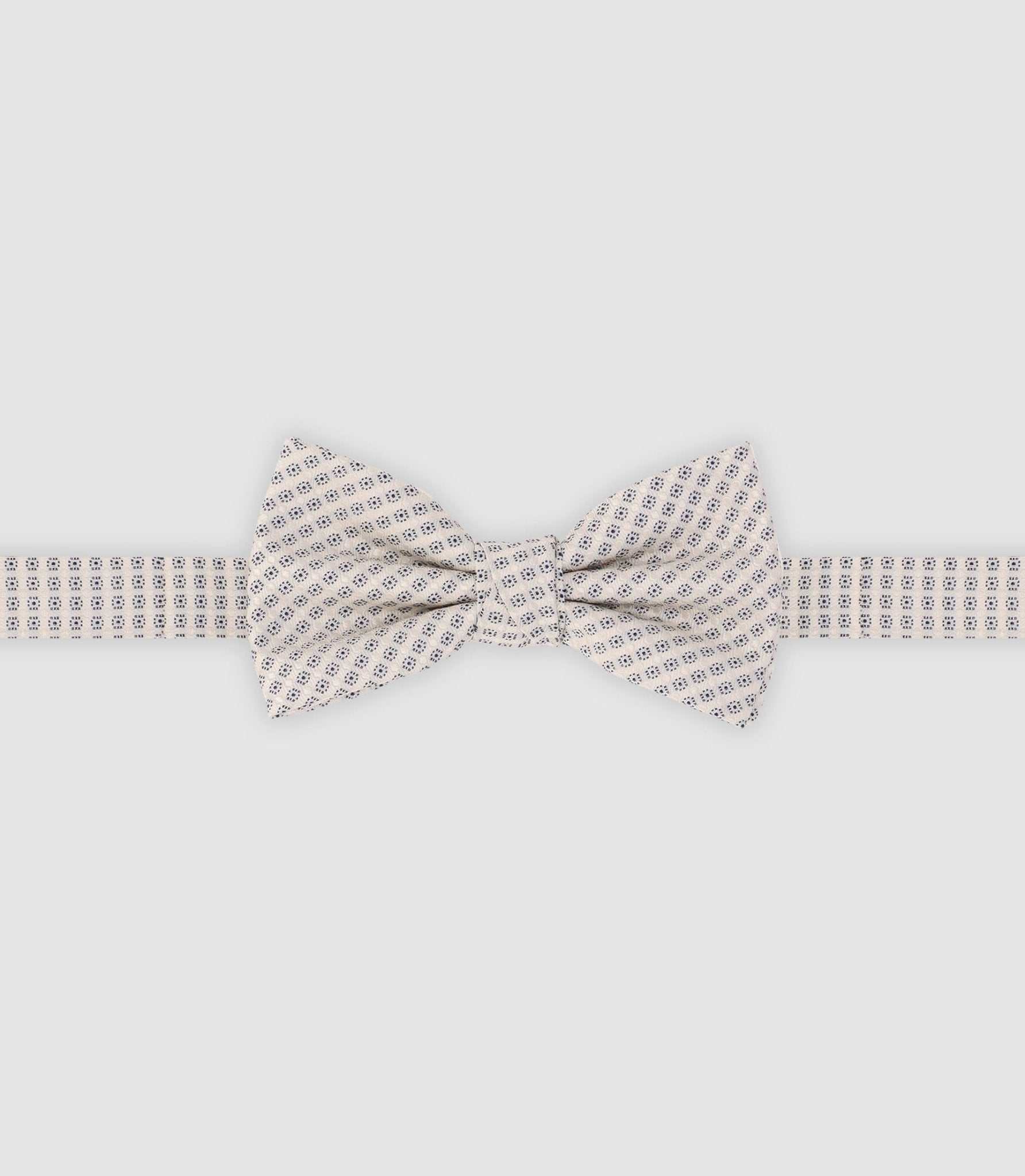 Nœud papillon à motifs écru - IZAC