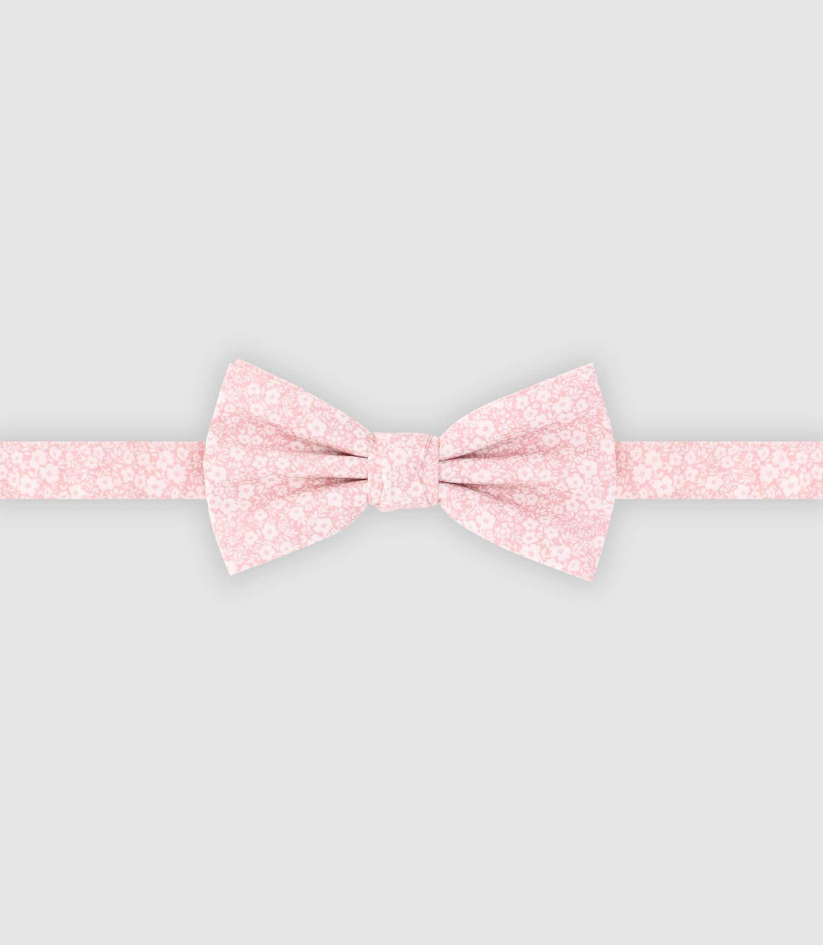 Nœud papillon en coton rose - IZAC