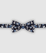 Nœud papillon à fleurs marine - IZAC