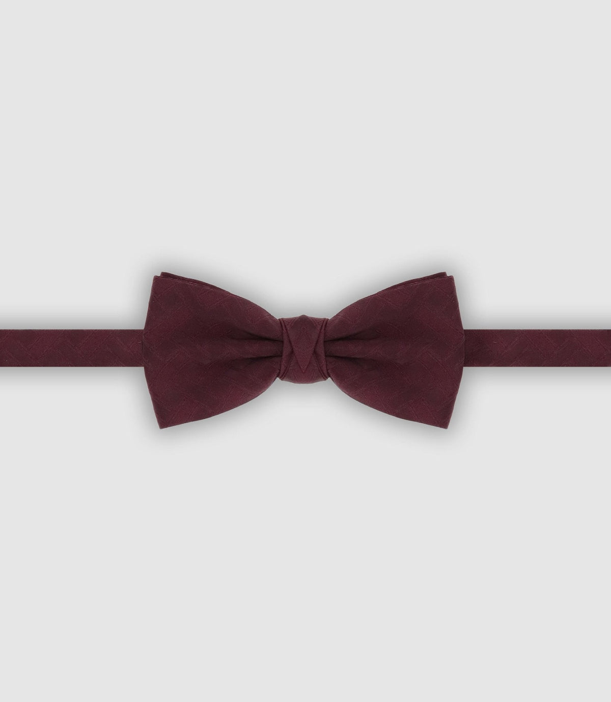 Nœud papillon avec motifs bordeaux - IZAC