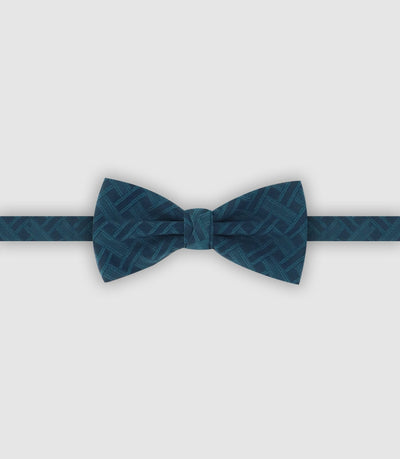 Nœud papillon avec motifs vert - IZAC