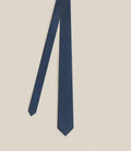 Cravate en tissu bleue canard - IZAC