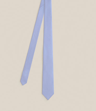 Cravate en tissu bleu ciel - IZAC