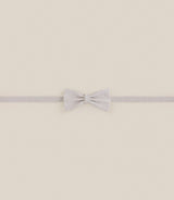 Noeud papillon tissu uni beige - IZAC