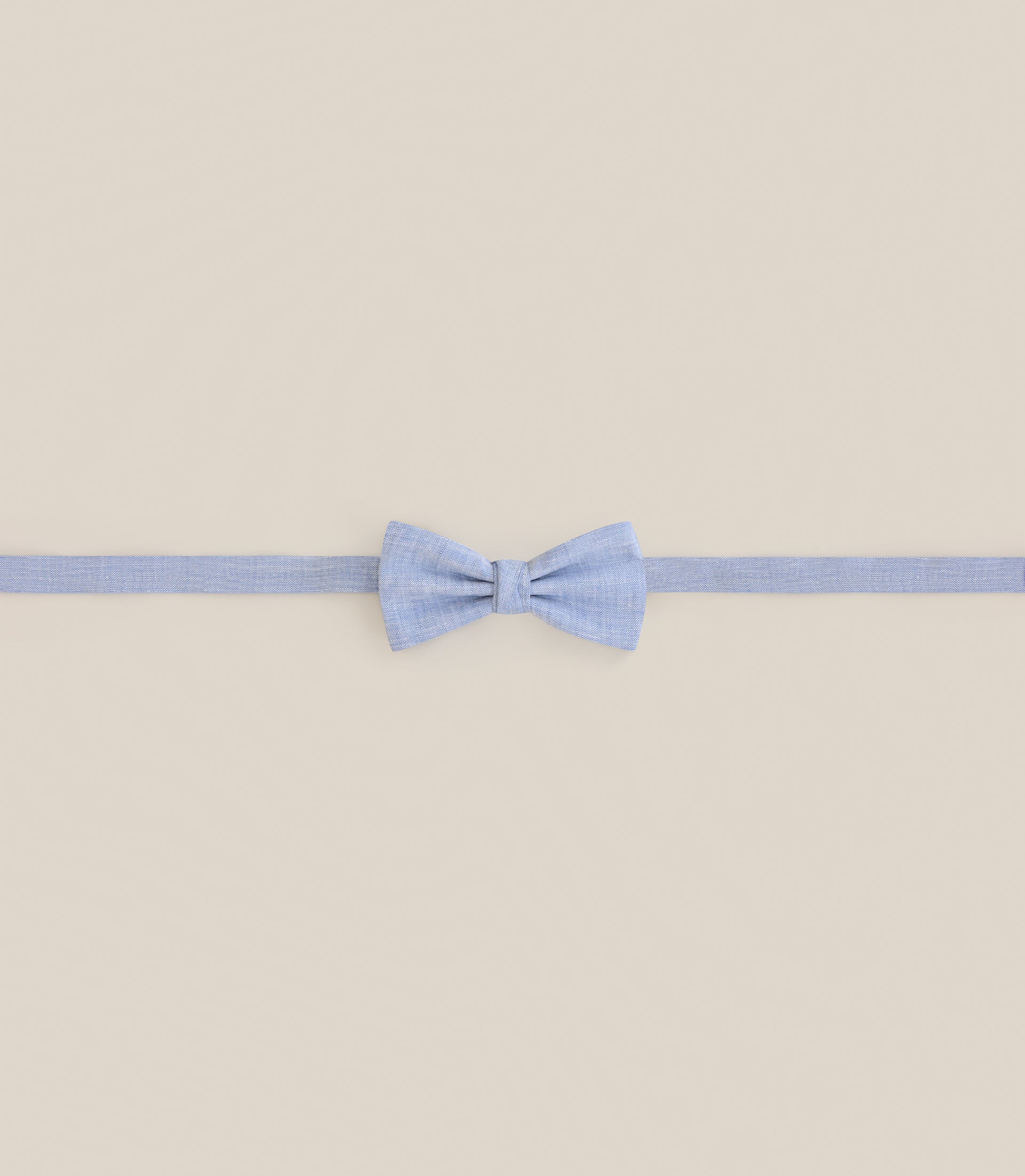 Noeud papillon tissu uni bleu ciel - IZAC