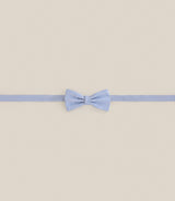 Noeud papillon tissu uni bleu ciel - IZAC