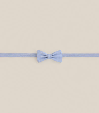 Noeud papillon tissu uni bleu ciel - IZAC