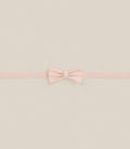 Noeud papillon tissu uni pêche - IZAC