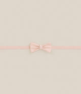 Noeud papillon tissu uni pêche - IZAC