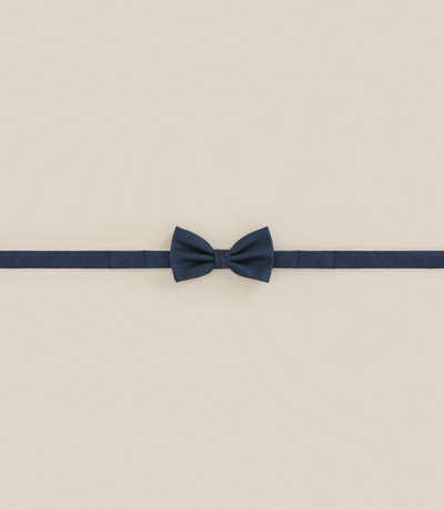 Noeud papillon 100% soie bleu canard - IZAC