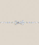 Noeud papillon à fleurs écru - IZAC