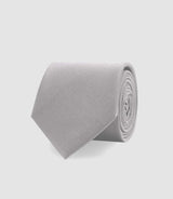 Cravate basique 7cm gris - clair MARTINE - IZAC