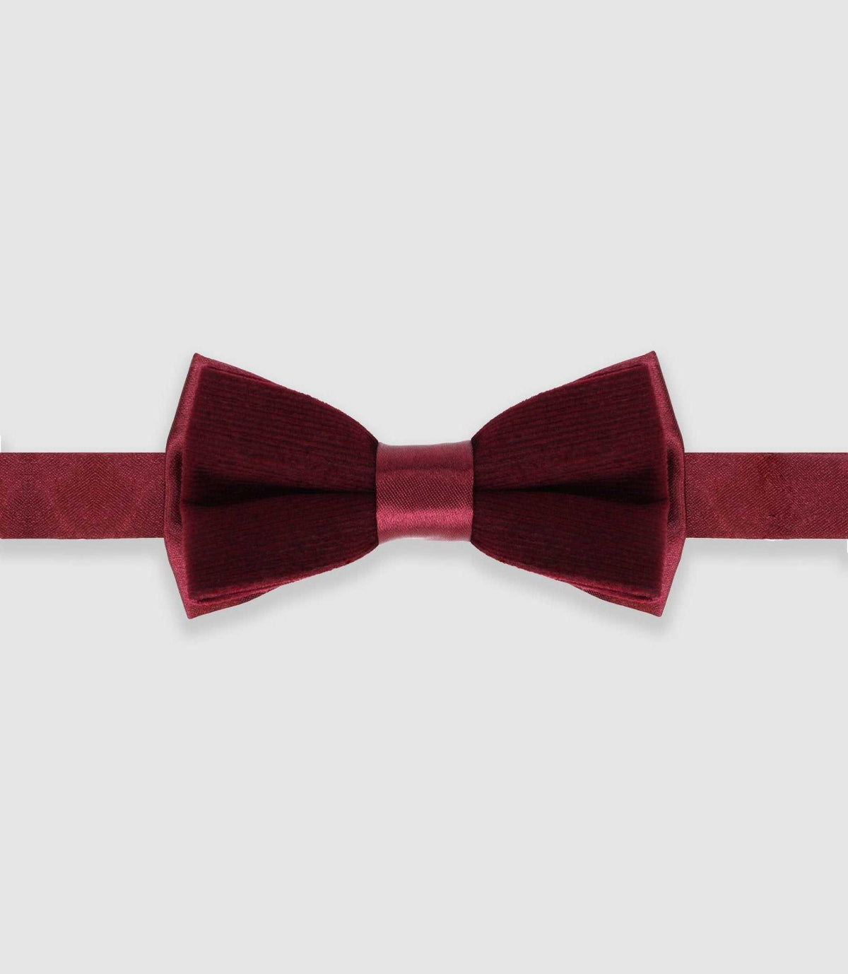 Nœud papillon effet satin bordeaux NPDUOTARKAN - IZAC