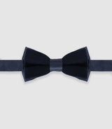 Nœud papillon effet satin marine NPDUOTARKAN - IZAC