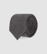 Cravate unie slim 5 cm gris MATA - IZAC