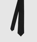 Cravate unie slim 5 cm noir MATA - IZAC