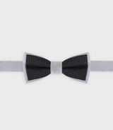 Noeud papillon duo noir gris NPDUOTIA - IZAC