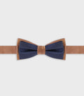 Noeud papillon duo marine marron NPDUOTHIMEO - IZAC